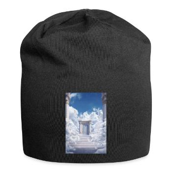 Golden Gates in the Clouds - Jersey Beanie - black - Front