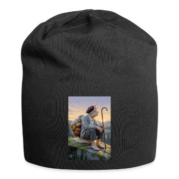 Uralte humanoide Schnecke - Jersey-Beanie - Schwarz - Vorne