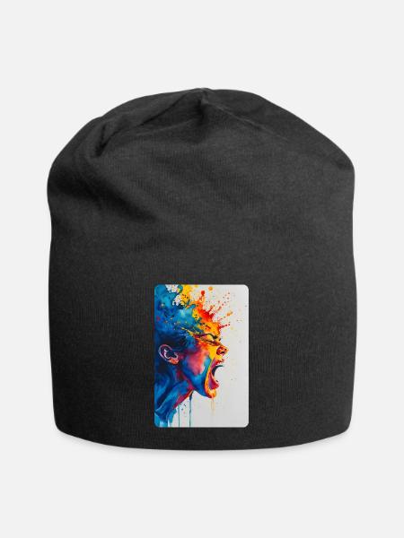 T-Shirt Spektrum der Angst - Jersey-Beanie - Schwarz