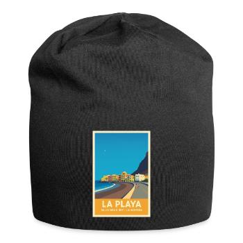 La Playa Affiche Valle Gran Rey - Bonnet en jersey - noir - Devant