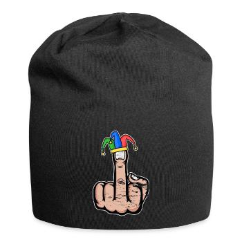 Middle Finger Stingerfinger Carnival - Jersey Beanie - black - Front