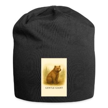 Soft Giant Bear - Jersey Beanie - black - Front