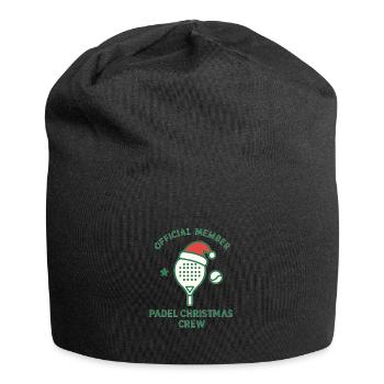 Padel Weihnachts Crew Logo - Jersey-Beanie - Schwarz - Vorne