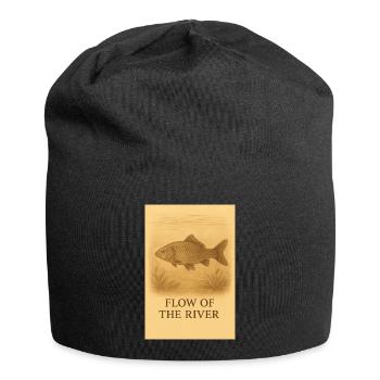 Ruisseau de la rivière Vis - Bonnet en jersey - noir - Devant