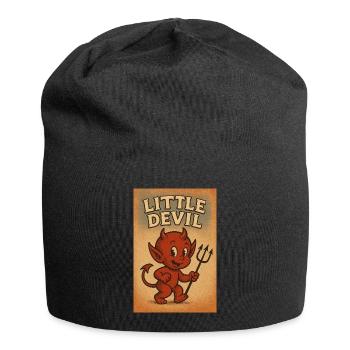 Petit diable - Bonnet en jersey - noir - Devant