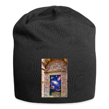 Porte Cosmique de la Porte de l’Espace - Bonnet en jersey - noir - Devant