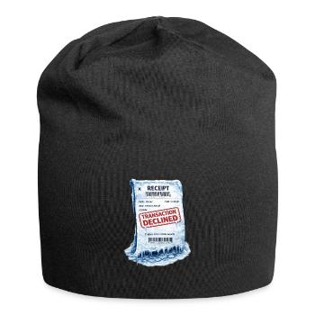 Frozen Receipt: Declined Transaction - Jersey Beanie - black - Front