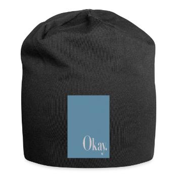 Typography Poster Okay. - Jersey Beanie - black - Front