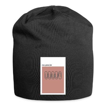 Chaos – German Style Red Paper Clips - Jersey Beanie - black - Front