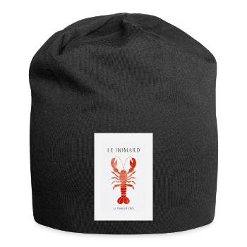 Le Homard Club reduziertes Hummer Design France - Jersey-Beanie - Schwarz - Vorne
