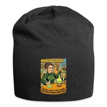 Marie Curie Curious - Jersey Beanie - black - Front