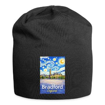 Bradford England Sternenwirbel - Jersey-Beanie - Schwarz - Vorne