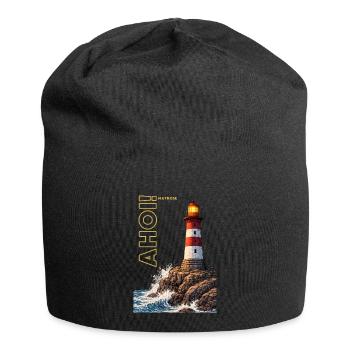 AHOI ! Marin - Bonnet en jersey - noir - Devant