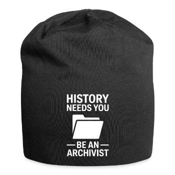 History Needs You Archivist - Jersey Beanie - black - Front