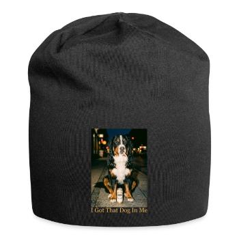 J’ai ce chien en moi Bernese Berner Lover - Bonnet en jersey - noir - Devant