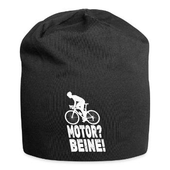 Des jambes au lieu du moteur - Bonnet en jersey - noir - Devant