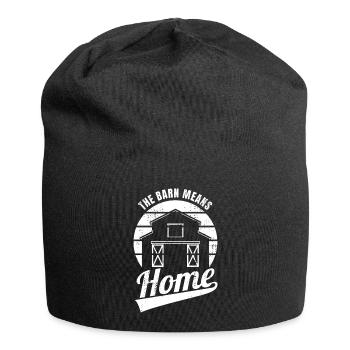 Grange signifie maison - Bonnet en jersey - noir - Devant