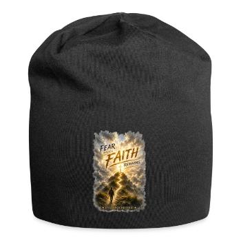 Fear_faides_faith - Jersey-Beanie - Schwarz - Vorne