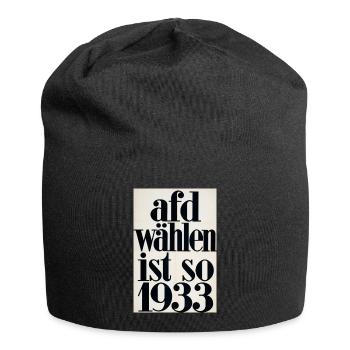 Afd wählen ist so 1933 shirt - Jersey-Beanie - Schwarz - Vorne