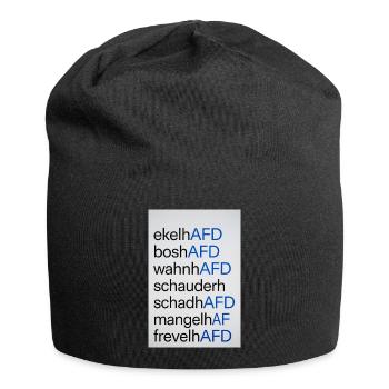 Anti AFD Design - Jersey-Beanie - Schwarz - Vorne