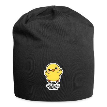 Chick With Attitude Zero Quacks - Jersey Beanie - black - Front