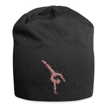 Gymnast Gymnastics Handstand Floor Walk - Jersey Beanie - black - Front