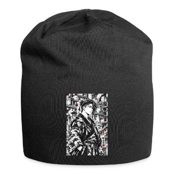 Samurai - Jersey-Beanie - Schwarz - Vorne
