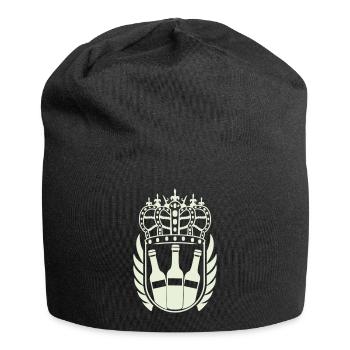 Königliches Bier Logo - Jersey-Beanie - Schwarz - Vorne