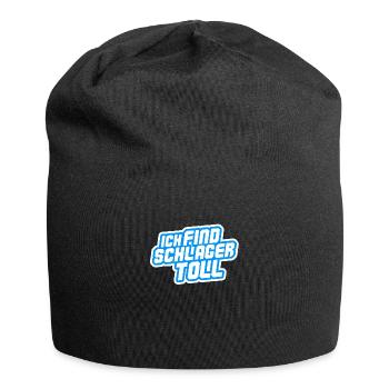 Ich find schlager Toll - Jersey-Beanie - Schwarz - Vorne