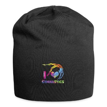 J'adore la gymnastique - Bonnet en jersey - noir - Devant