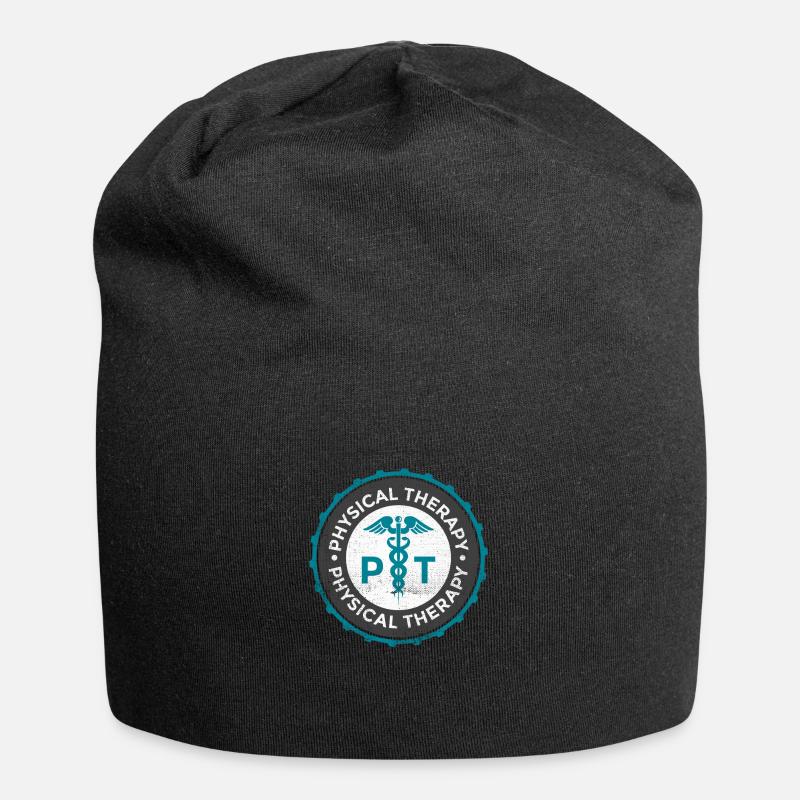 Physiotherapy gift physio therapist - Jersey Beanie - black
