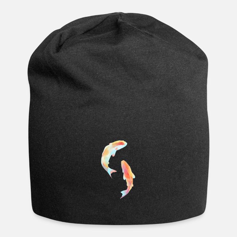 Koi Poisson Poisson - Bonnet en jersey - noir