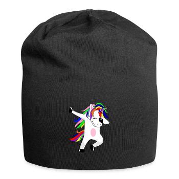 Unicorn - Jersey Beanie - black - Front