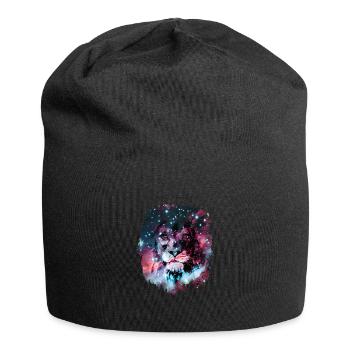 lion - Jersey Beanie - black - Front