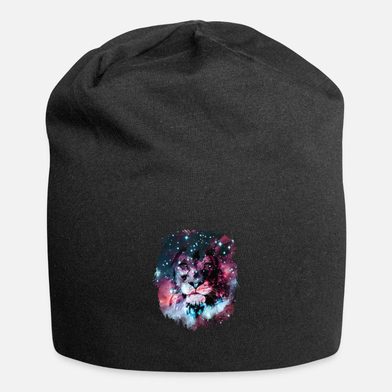 Lion - Bonnet en jersey - noir
