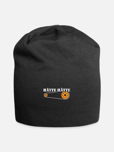 Hätte Hätte Fahrradkette Fahrrad - Jersey-Beanie - Schwarz