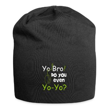 Yoyo - Jersey-Beanie - Schwarz - Vorne