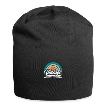 Vintage 1969 50th Birthday gift for women and men - Jersey Beanie - black - Front