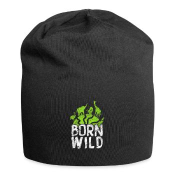 Safari animal - Jersey Beanie - black - Front