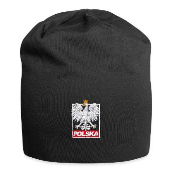 Polen Adler Polska Polnisch Geschenk - Jersey-Beanie - Schwarz - Vorne