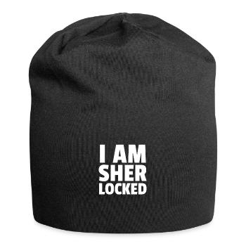I Am Sher Locked - Jersey Beanie - black - Front
