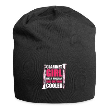 Instrument de musique clarinette - Bonnet en jersey - noir - Devant