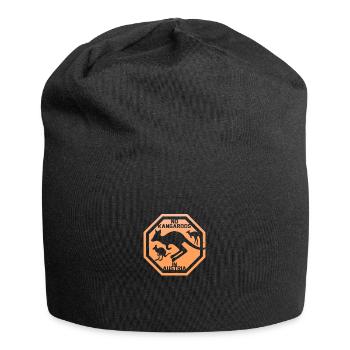 Kangourou Australie animal - Bonnet en jersey - noir - Devant