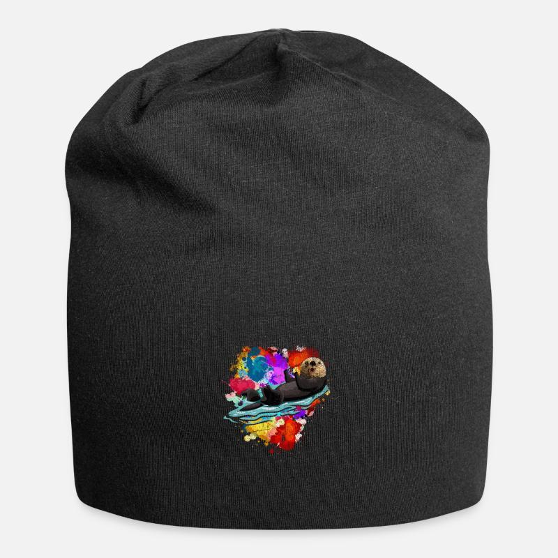 Otter - Jersey-Beanie - Schwarz