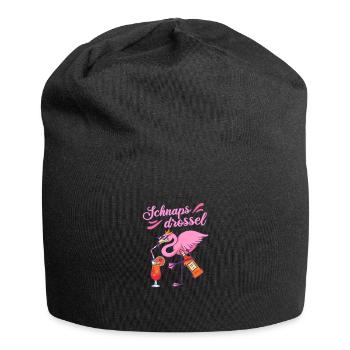 Schnapsdrossel Mädelsabend beste Freundin Geschenk - Jersey-Beanie - Schwarz - Vorne