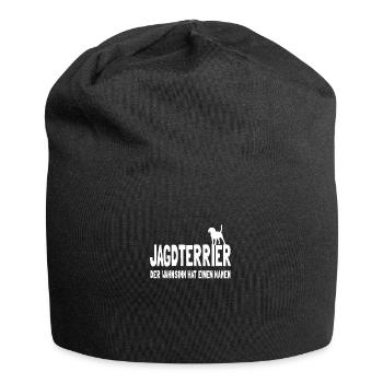 Deutscher Jagdterrier - Jersey-Beanie - Schwarz - Vorne