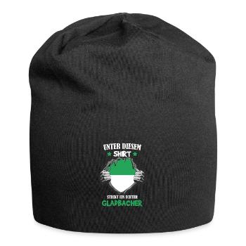 Mönchengladbach Fanartikel - Jersey-Beanie - Schwarz - Vorne