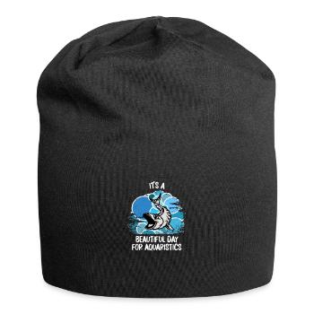 Aquarium Aquarist Fish Ornamental Fish Aquaristics - Jersey Beanie - black - Front