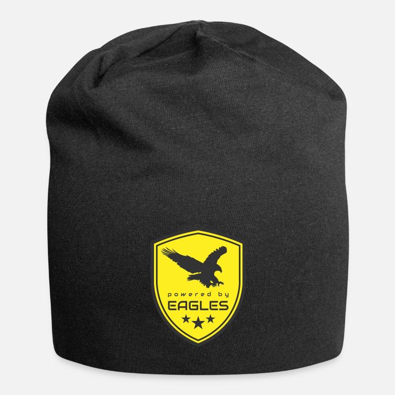 POWERED BY EAGLES - Jersey Beanie - black