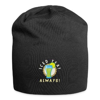 Iced Tea? Always! Eistee - immer - Jersey-Beanie - Schwarz - Vorne